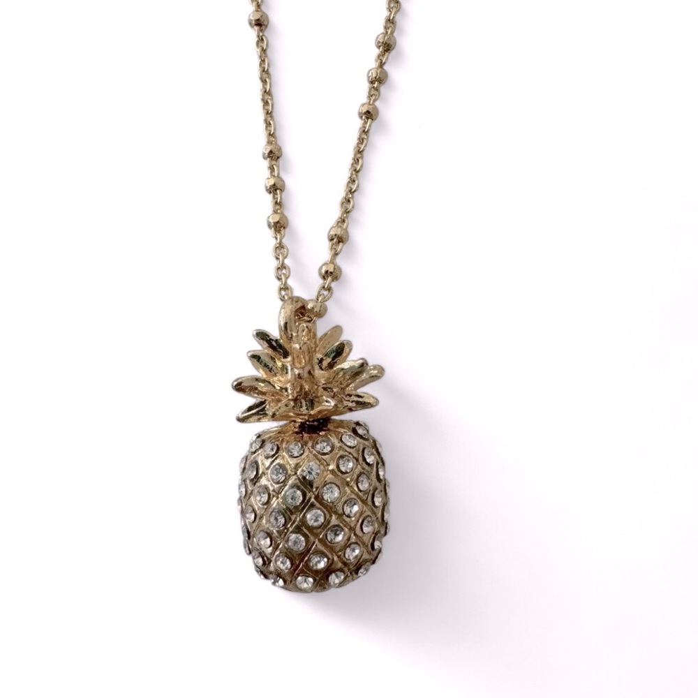 Banana Republic Pineapple pavé necklace